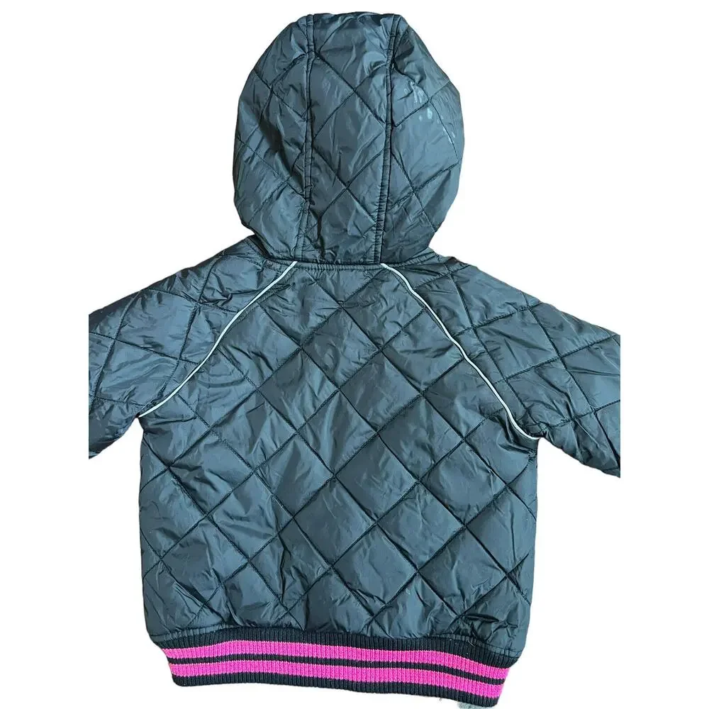 Converse girls quilted hooded jacket age 4-5 years 5 S